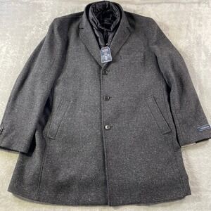 CREMIEUX Coat Overcoat Mens 50R 3-in-1 Luxury Wool Removable Vest Office‎ Luxury